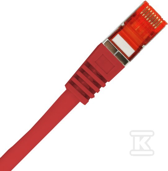 Patchcord F/UTP kat.6 PVC 3.0m czerwony - KKS6CZE3.0