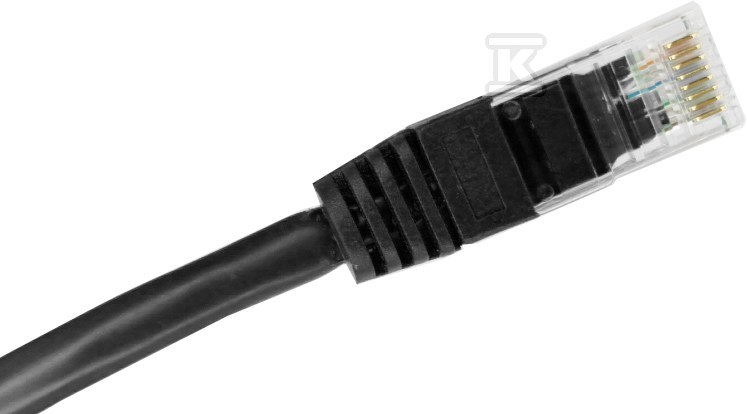 Patchcord U/UTP kat.6A LSOH 0,25m černý - KKU6ACZA0.25