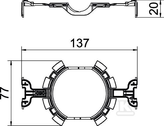 Quick-Fix bracket type ZU 60-QF - 2003740