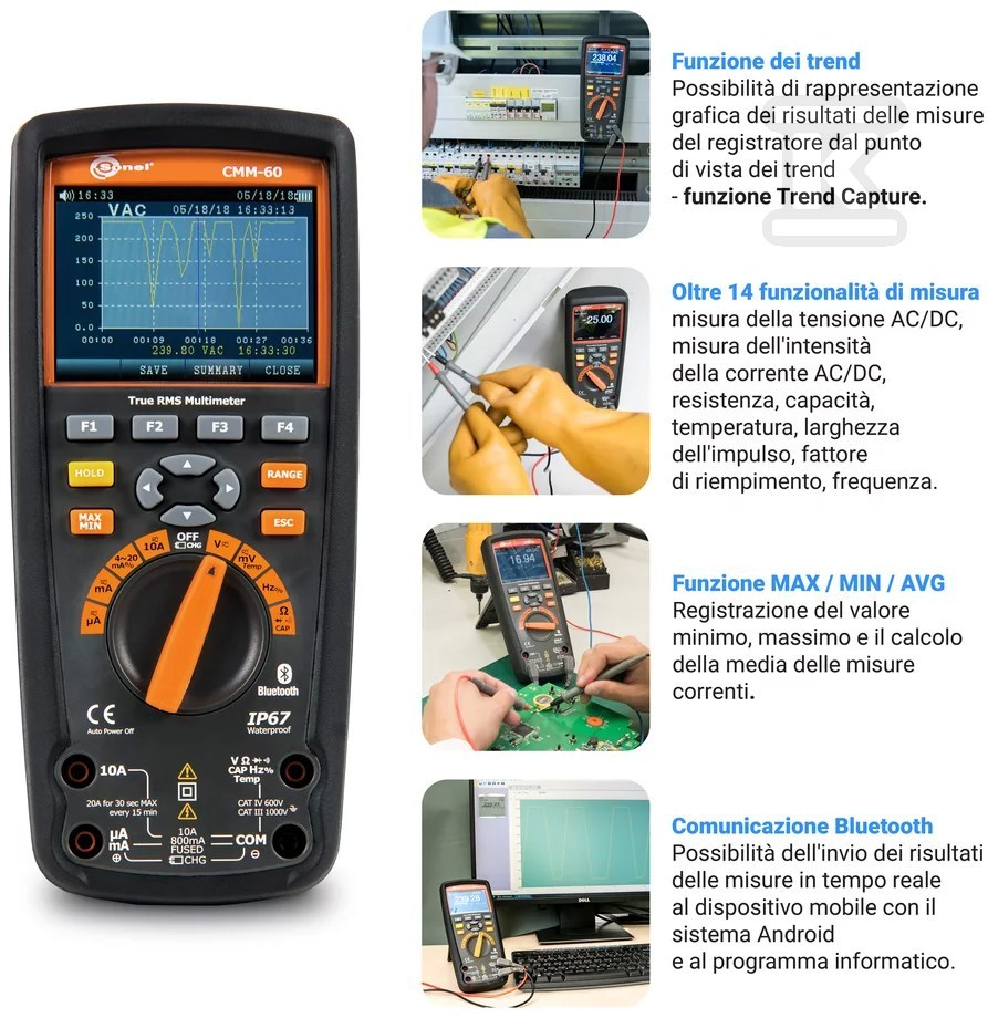 Napredni industrijski multimetar CMM-60 - WMGBCMM60