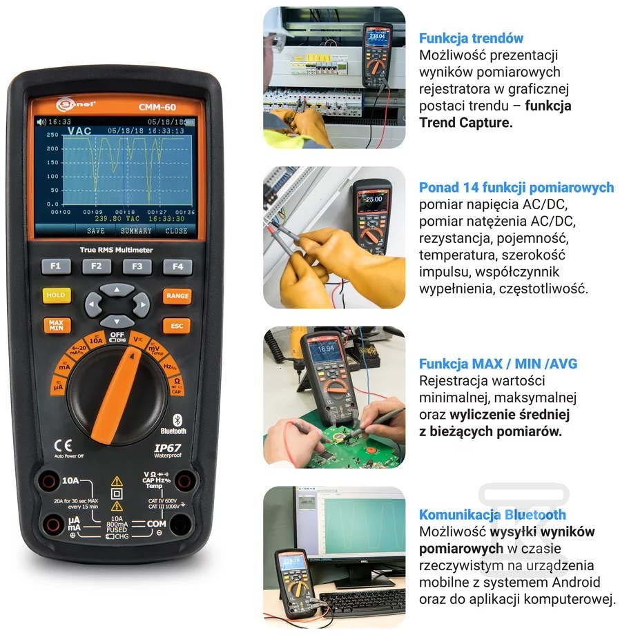 Napredni industrijski multimetar CMM-60 - WMGBCMM60