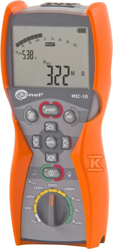 MIC-10 Miernik rezystancji izolacji - WMPLMIC10