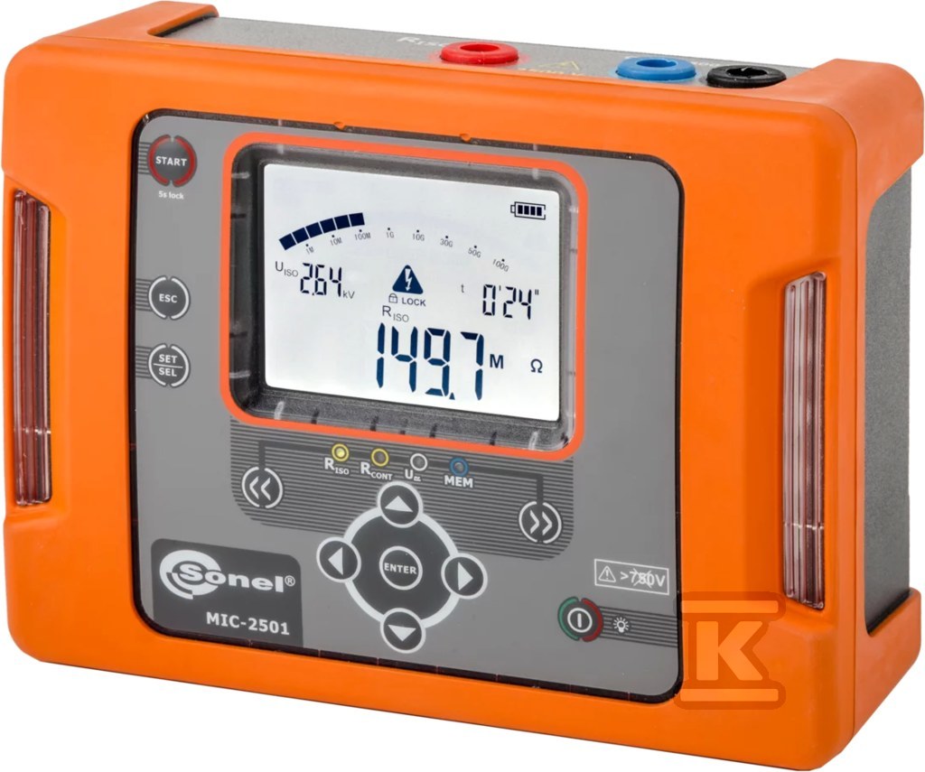 Miernik rezystancji izolacji z - WMPLMIC2501