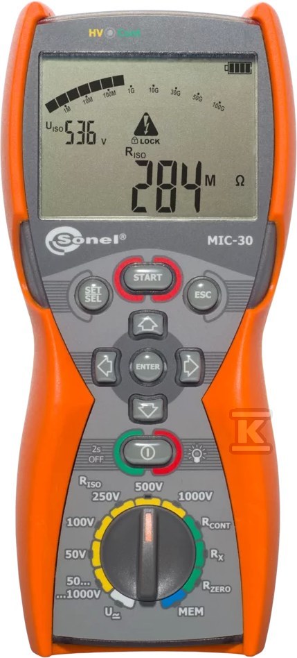 MIC-30 IP67 insulation resistance meter - WMPLMIC30