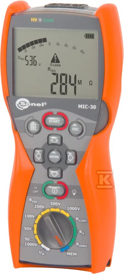 MIC-30 IP67 insulation resistance meter - WMPLMIC30