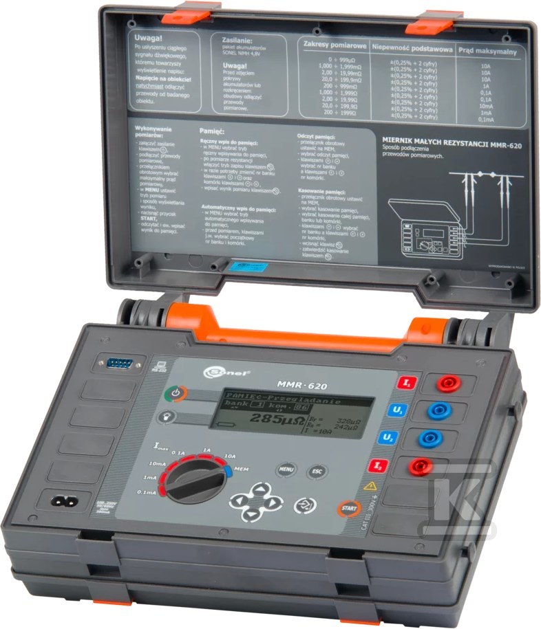 MMR-620 Low resistance meter with a - WMPLMMR620
