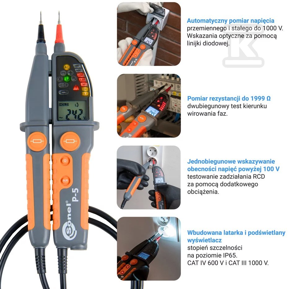 Indicator de tensiune bipolar P-5 - WMGBP5