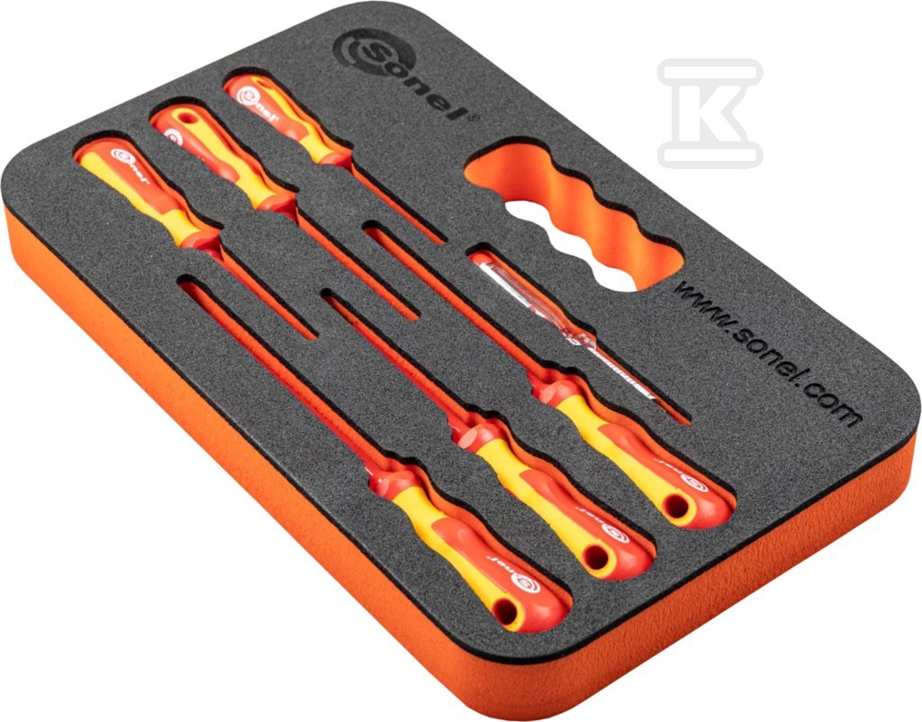 Zestaw wkrętaków 6 sztuk + tester - WNZ1