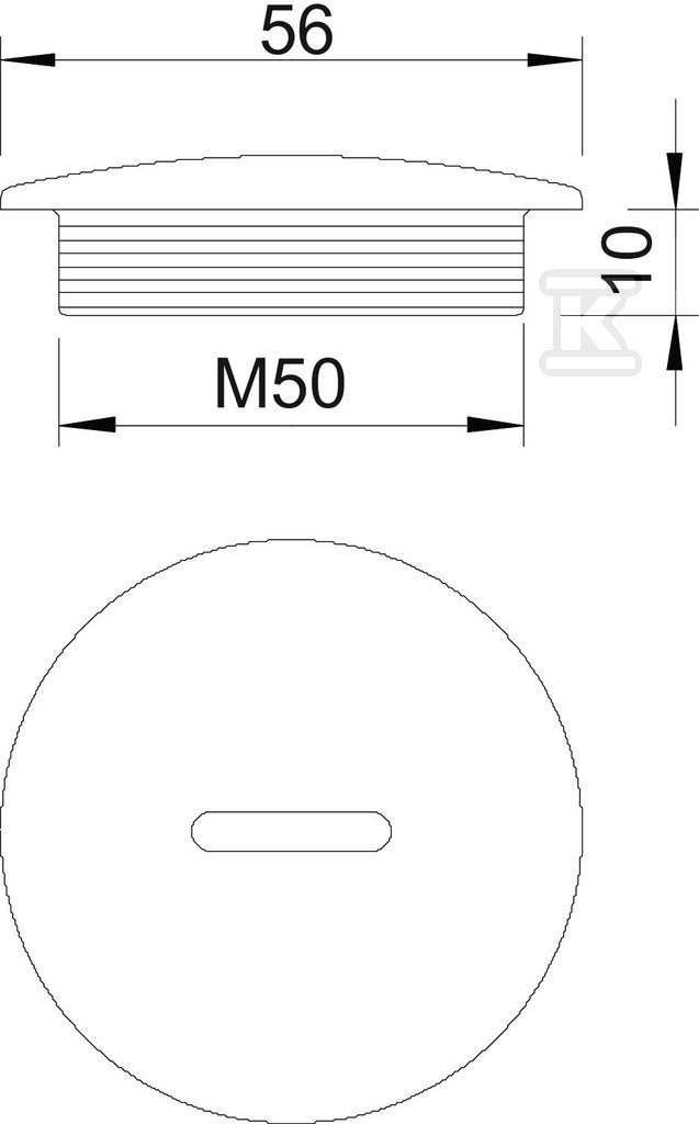 Closure screw type 108 M50 PS - 2033032