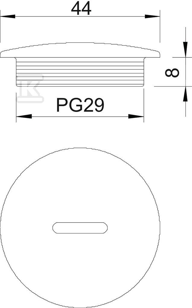 Śruba zamykająca typ 108 PG29 - 2033291