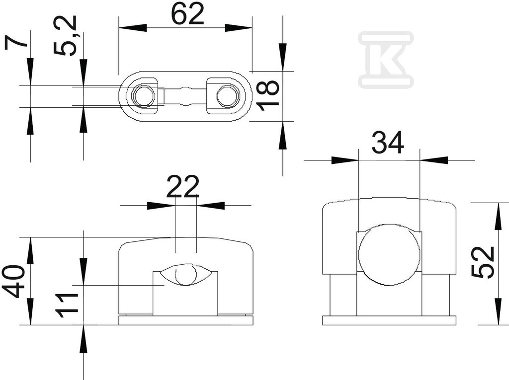 SOM obujmica tip 3082 LGR - 2124343