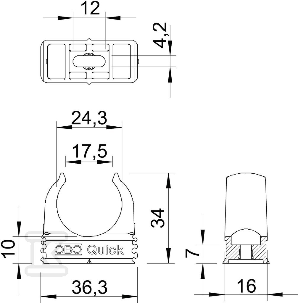 Quick clamp type 2955 M25 - 2149016