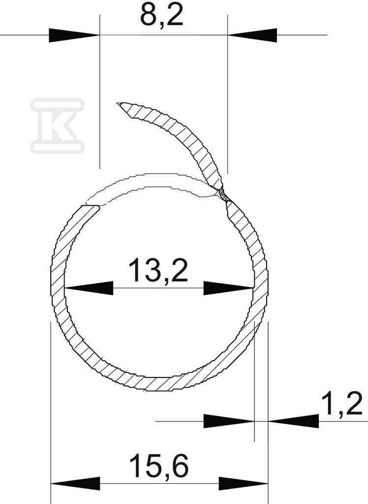 Zestaw Quick-Pipe typ 2954 M16 LGR - 2154501