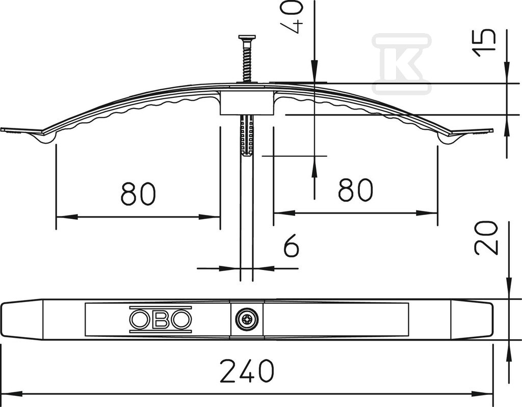 Kabelová svorka typ 2033 - 2205033