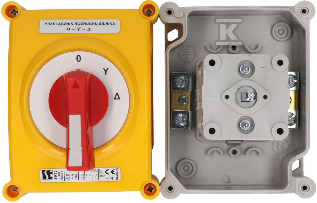 Cam switch 16A, Switch disconnector 0-1 - ŁK16R-2.829\OB2ZC