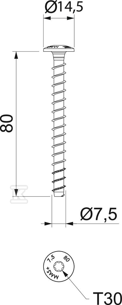 Kotwa wkręcana ognio. typ MMS-plus - 3498272