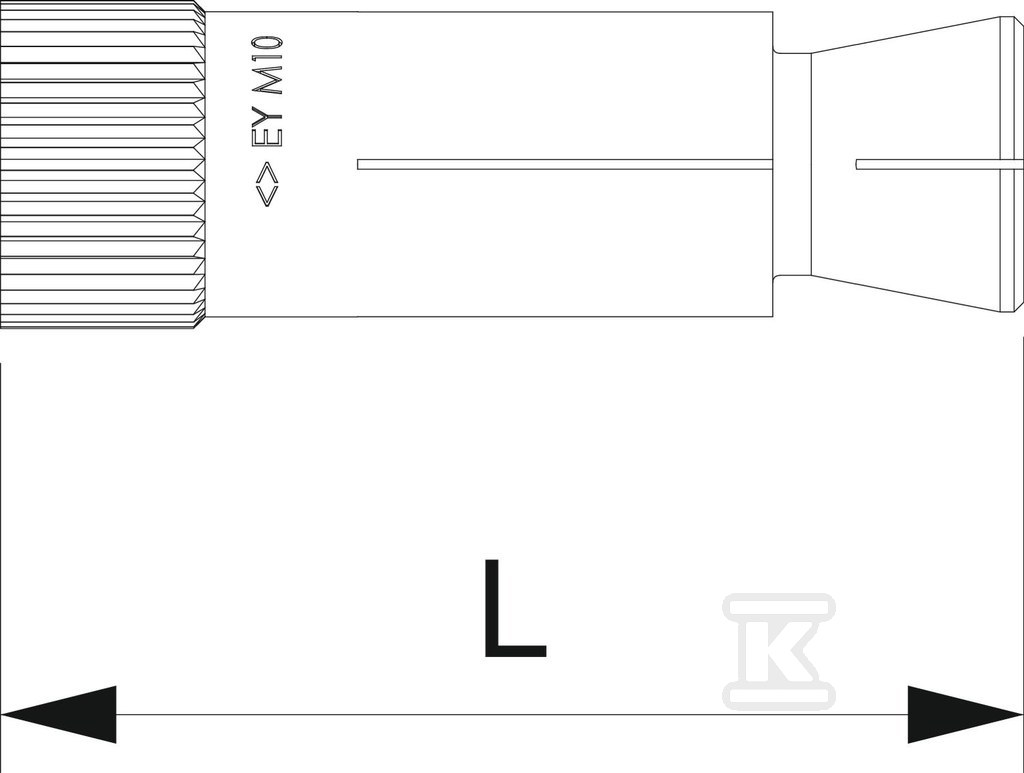 Стельовий анкер М6 тип Easy M6 - 3498768