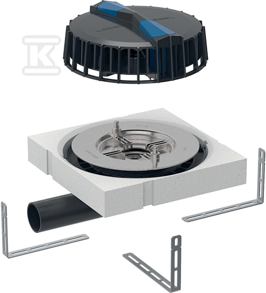 Roof drain Geberit Pluvia d56 - 359.118.00.1