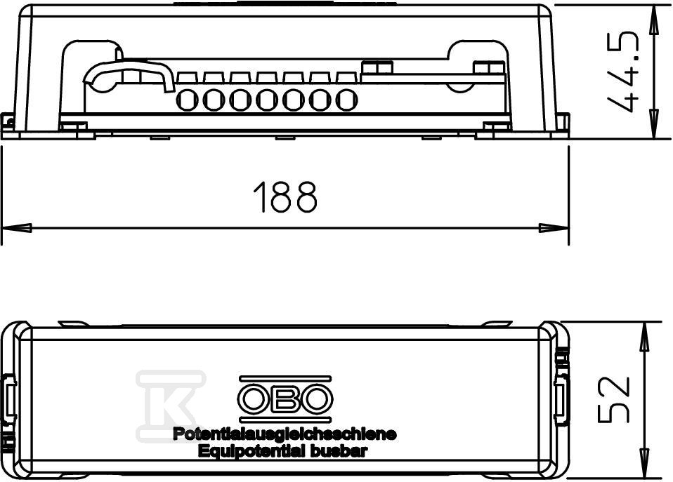 Szyna wyrównania potencjału typ 1809 - 5015073