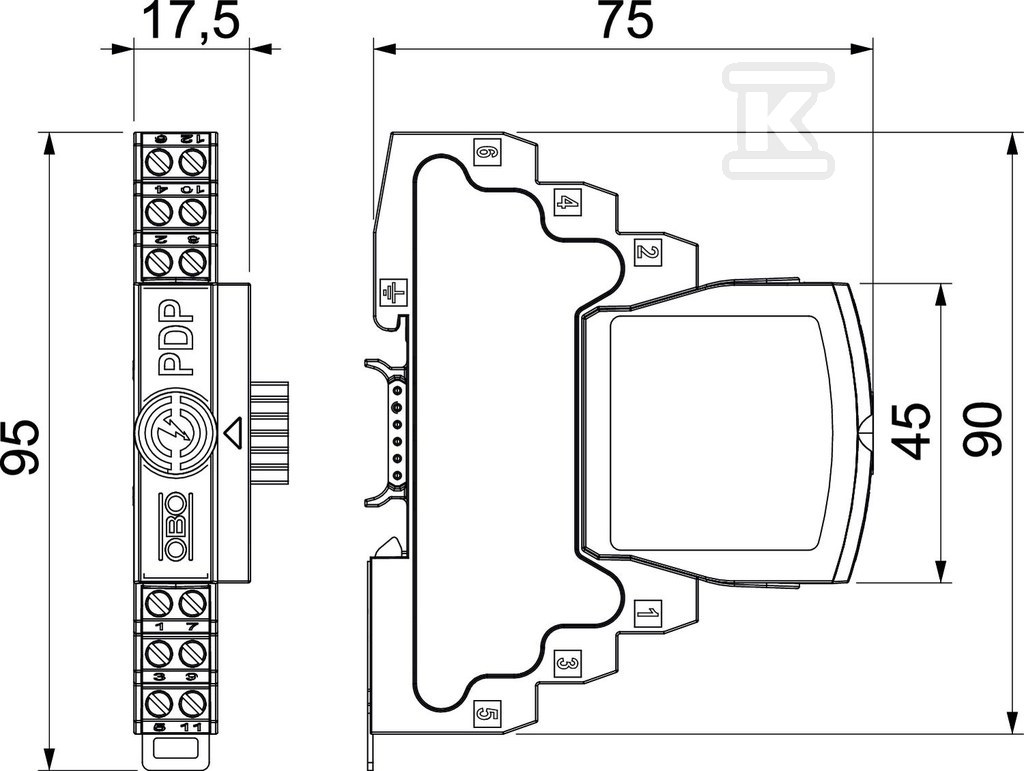 Ochrona linii danych typ: PDP-2-12-D-OS - 5080343