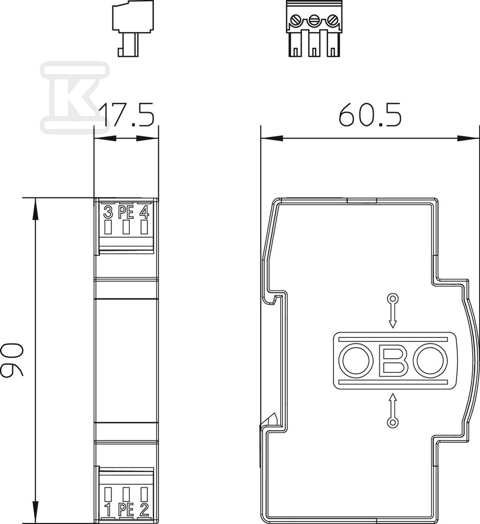 Bariera odgromowa 230V typ - 5097939