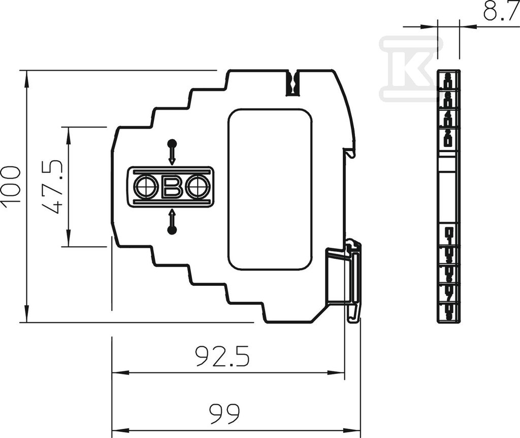 Bariera odgromowa 24V Ex typ MDP-4 - 5098432