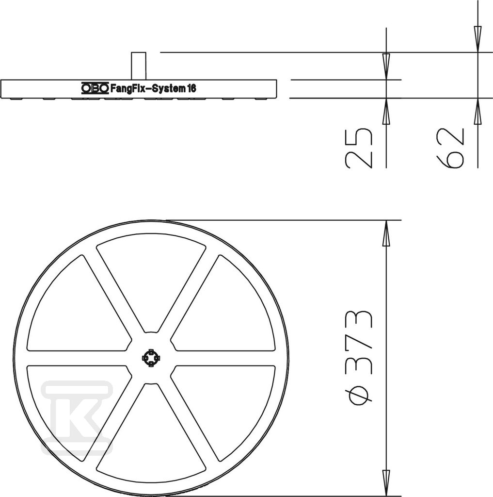 Ochranná základňa typu F-FIX-B16 - 5403235