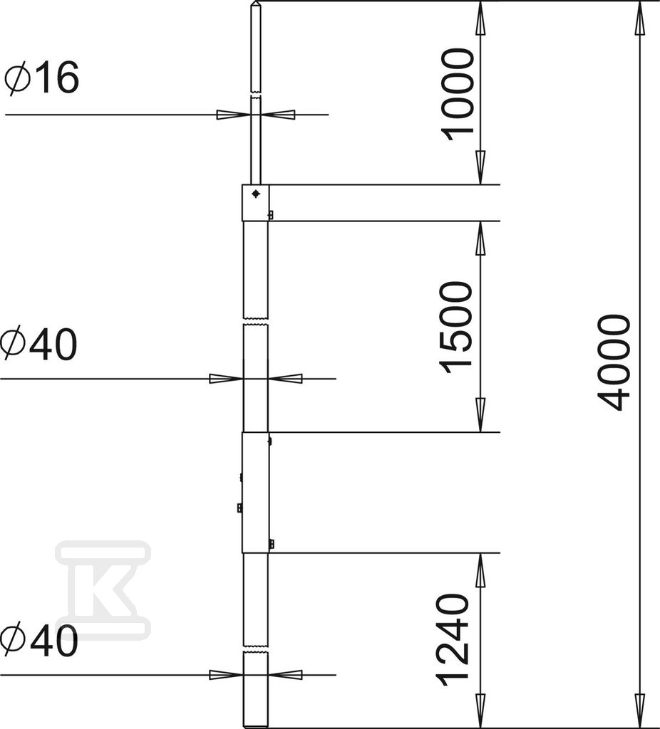 Zwód izolowany typ isFang 4000 AL - 5408943