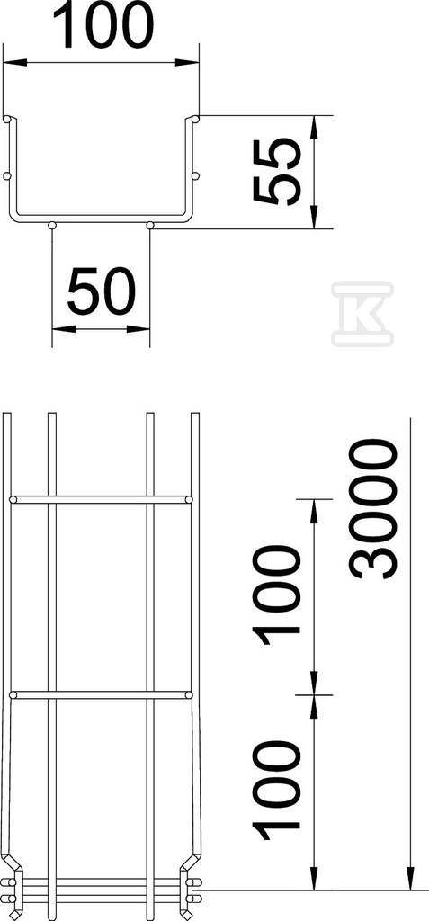 Tavă plasă GRM 55/100 3M tip GRM 55 100 - 6001072