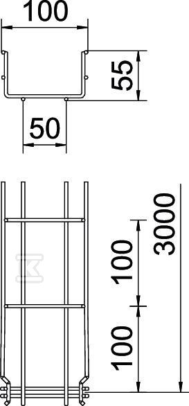 Síťovina GRM 55/100 3M, žárový pozink - 6001416