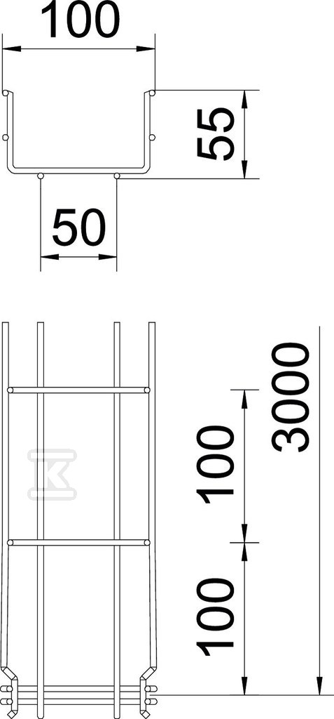 Tavă plasă GRM 55/100 3M tip GRM 55 100 - 6001442