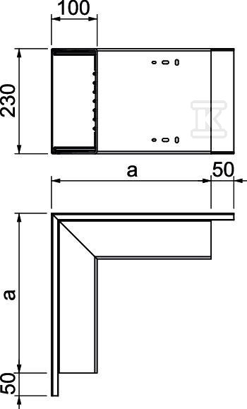 Tip spoljašnjeg ugla: VDK A100230RV - 6024630