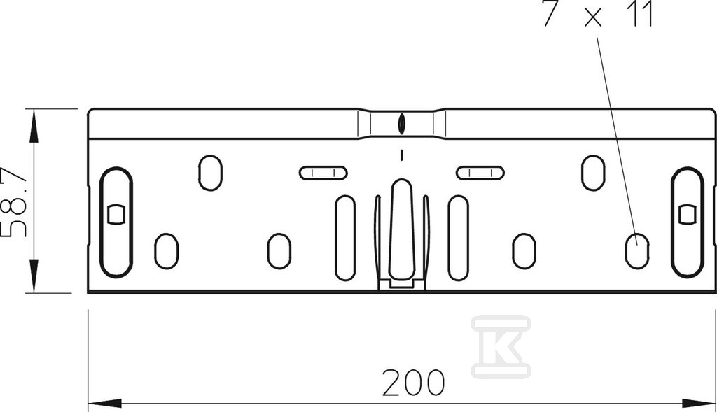 Set of longitudinal connectors, type RV - 6068154