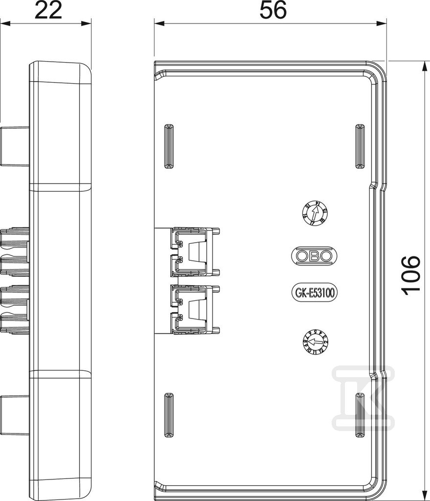 Typ hrotu GK-E53100RW - 6113110