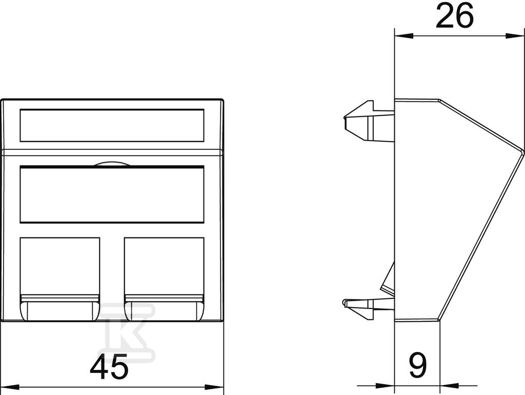 ICT rám typu RM typ DTS-2RM RW1 - 6119298