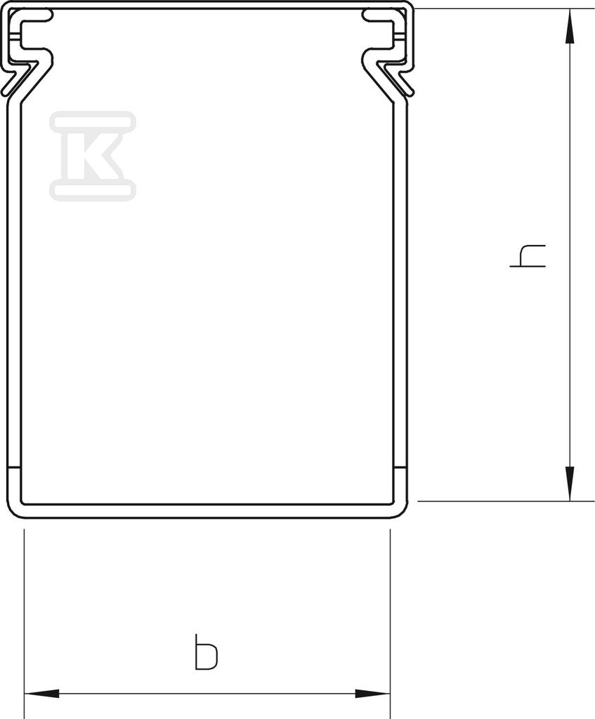 Ridge duct type LK4 40080 - 6178016