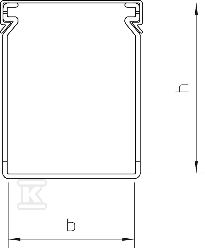 Ridge duct type LK4 60015 - 6178026