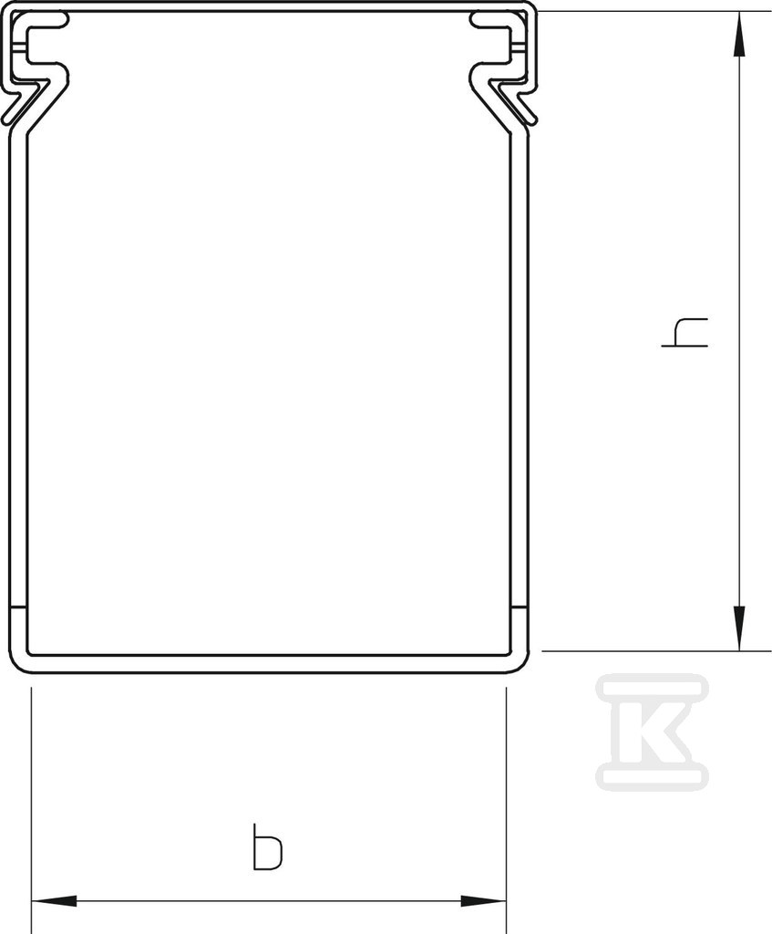 Ridge duct type LK4 60 120 - 6178039