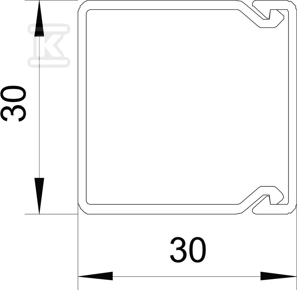 Tip instalacionog kanala VDK30030RV - 6191096