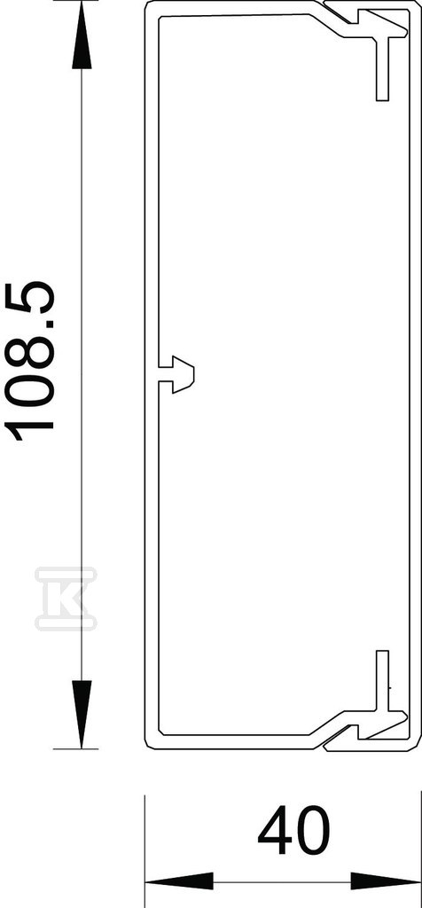 Tip instalacionog kanala VDK40110RV - 6191150