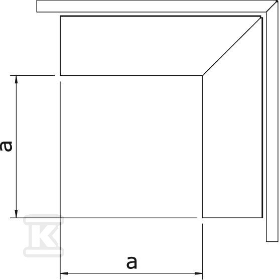 Кут зовнішній з кришкою, тип ЛКМ - 6247563