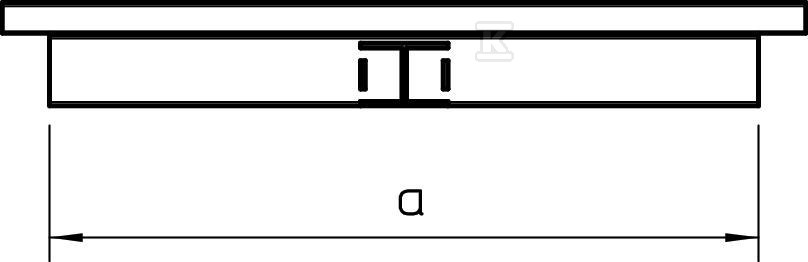 T-piece with cover type LKM T60100FS - 6248209