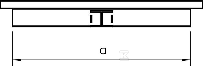 T-piece with cover type LKM T60200FS - 6248225