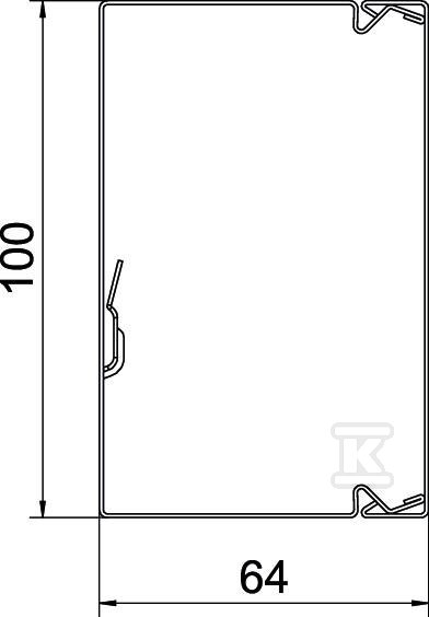 Кабельний канал типу LKM60100RW - 6248624