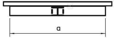 T-piece with cover, type LKM T40040RW - 6249256