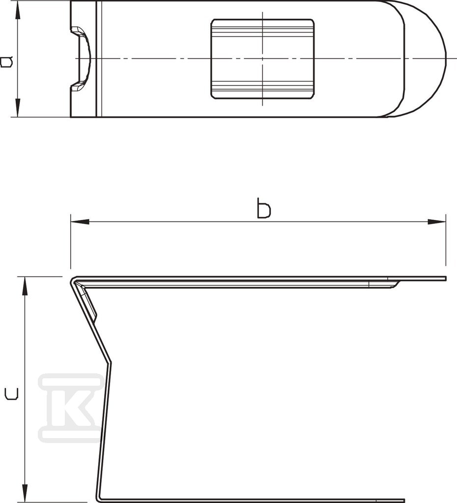 Channel clamp, type LKM K80 - 6249884