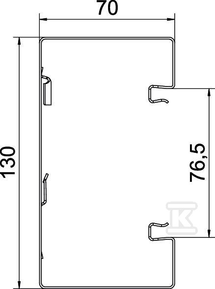 Симетричний повітропровід типу - 6277200