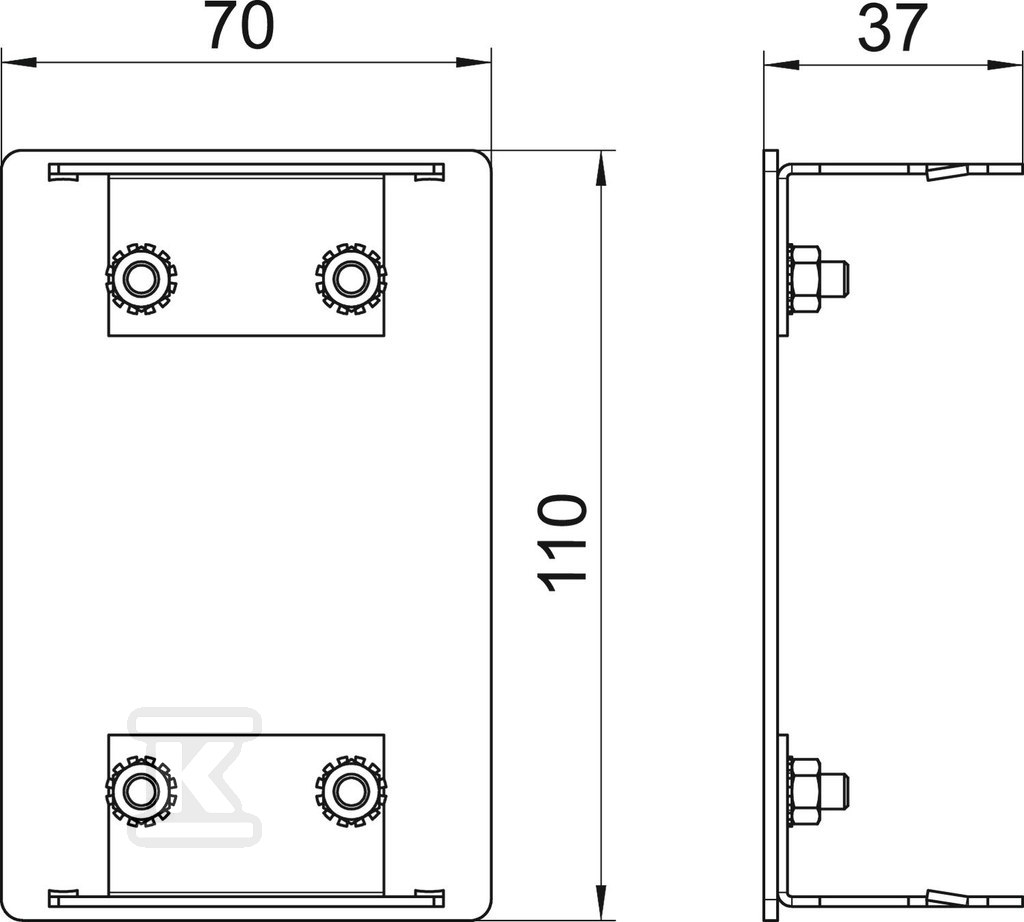 Końcówka typ GA-E70110EL - 6279273