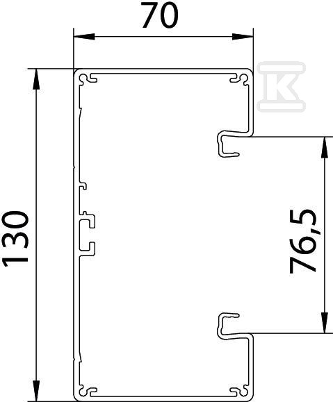 Canale sottoposta finestra, simmetrico - 6279300