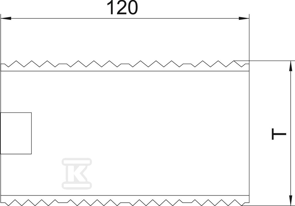 Universal connector for the main - 6279704